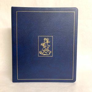 Vintage 1990s Hummel Club Figurine Blue Binder Collector Notebook Goebel Germany